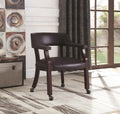 Faux Leather Home Office Chair with Casters I868