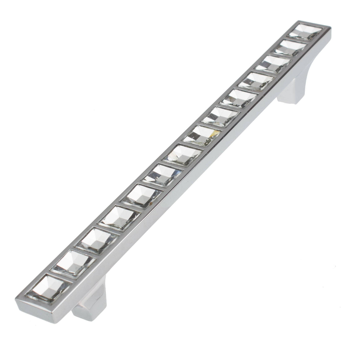 6.75-Inch K9 Crystal Cabinet Pulls with 5-Inch Screw Spacing (Pack of 10 or 25) X968010