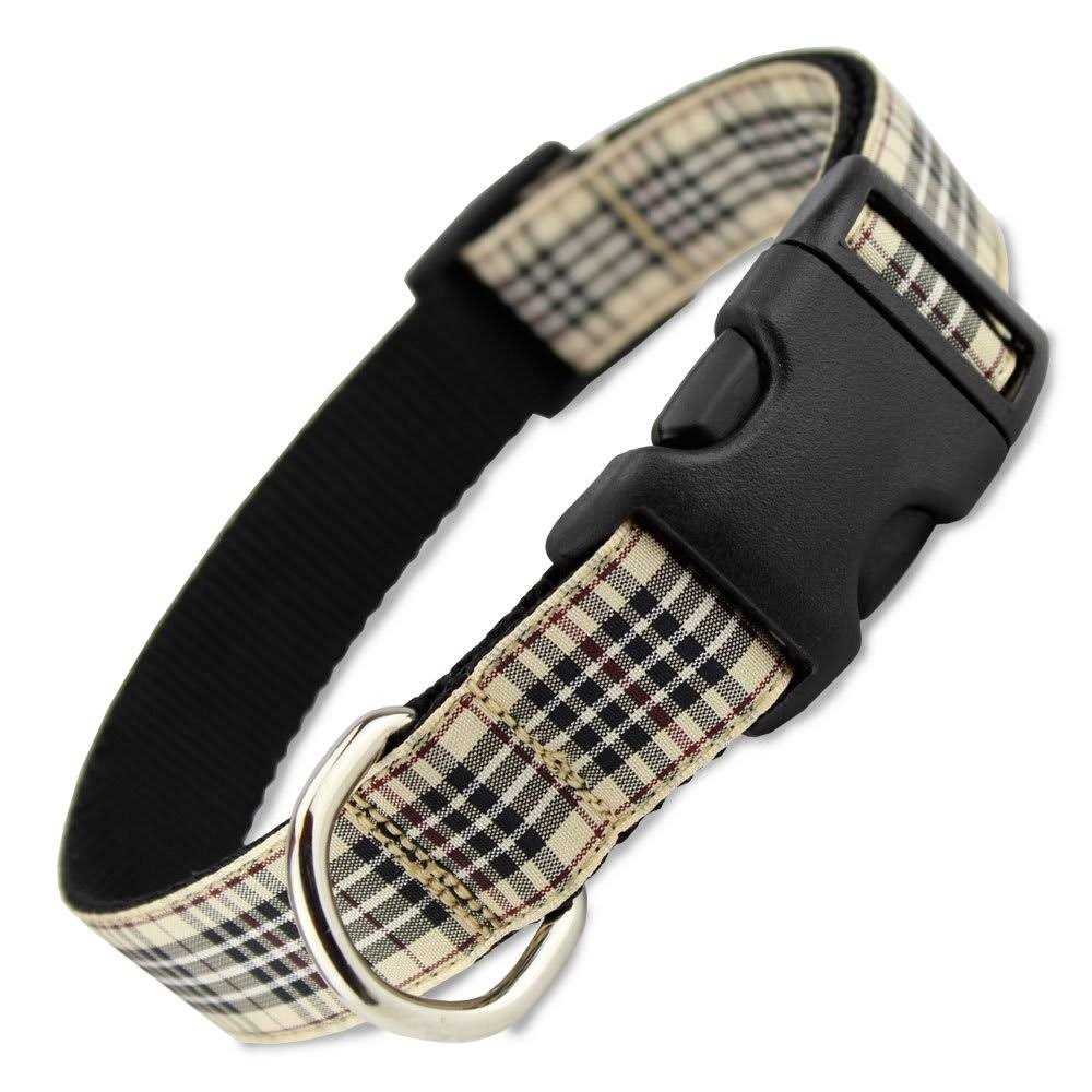 Plaid Dog Collar W407457