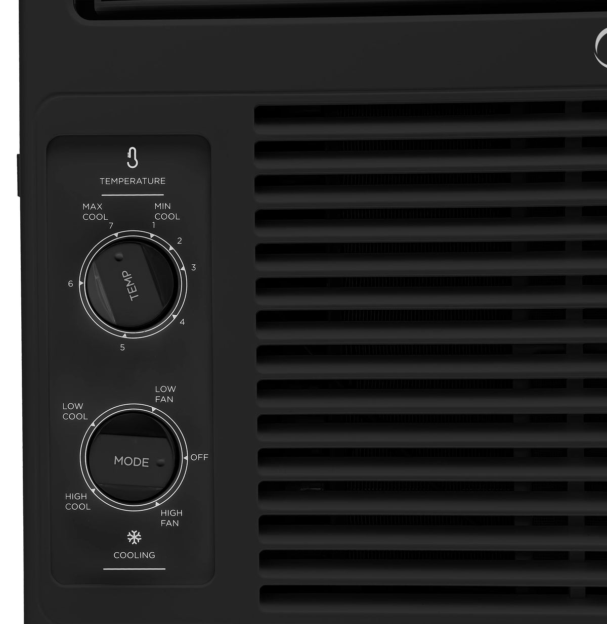 Black Mechanical Window Air Conditioner V3986