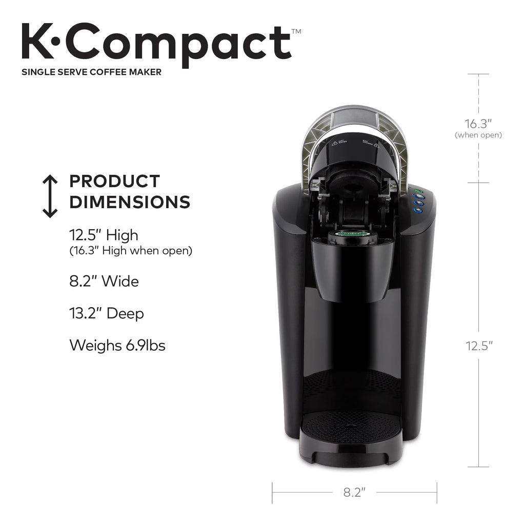 Black Single-Serve K-Cup Pod Coffee Maker J585245