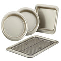 Non-stick Bakeware Set, 5-Pieces, Pewter/Onyx R199
