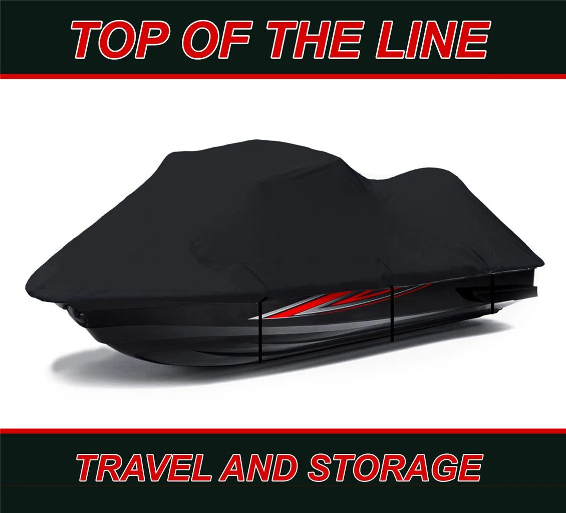 Black 600 Denier Jet Ski Watercraft Cover M8843
