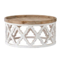 Round White Coffee Table R55332