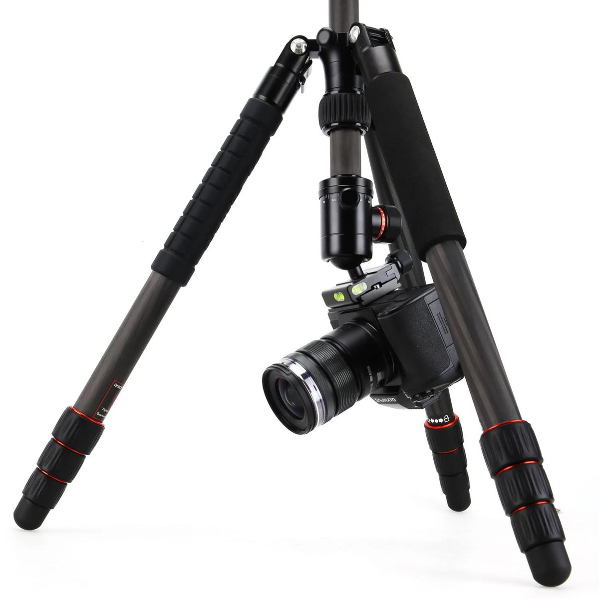 Carbon Fiber Tripod with Built-in Monopod Ball Head R126