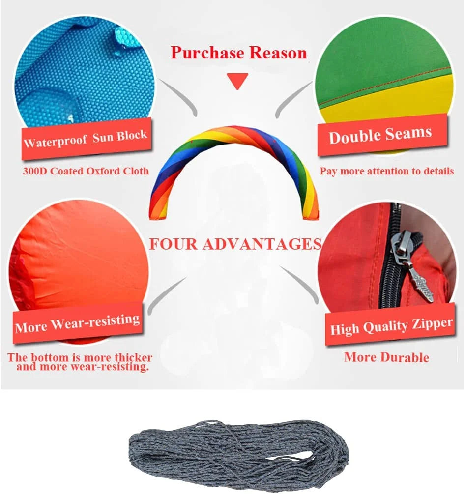 26 feet Inflatable Rainbow Advertising Arch Oxford Cloth N474352