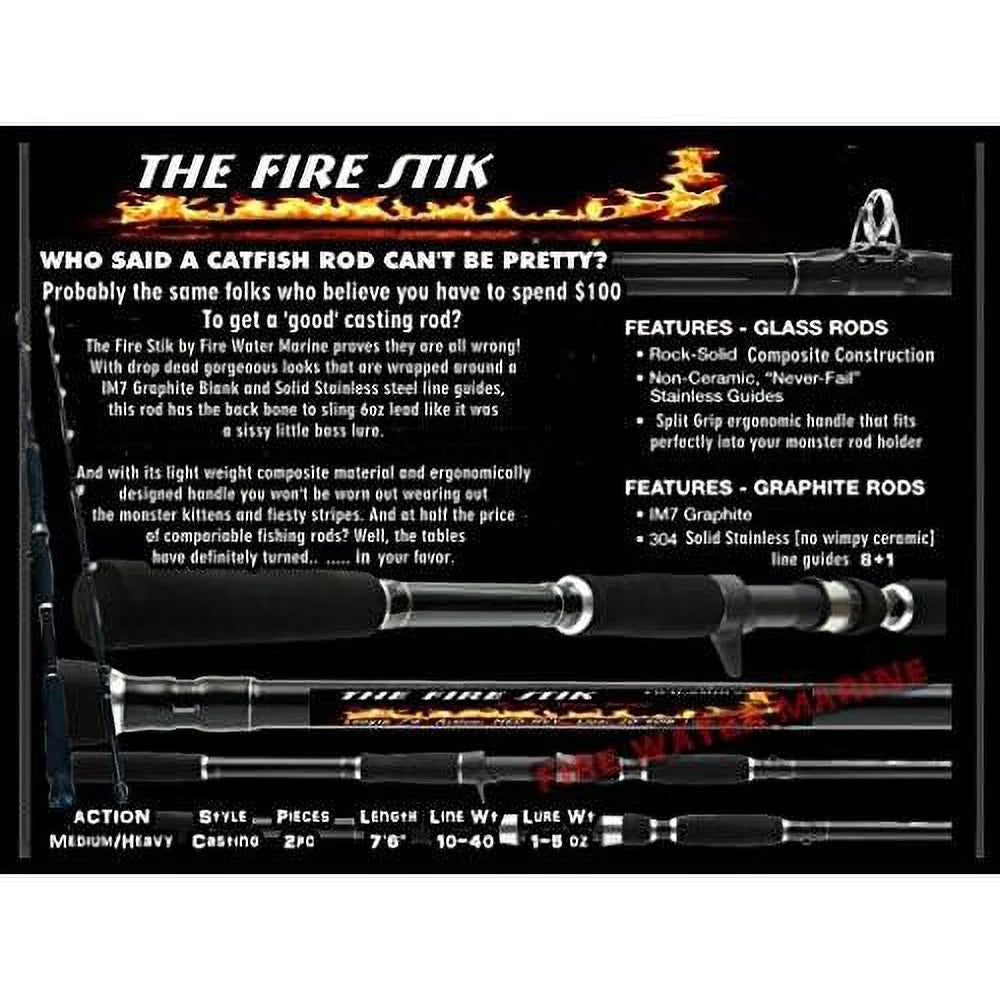 7'6" Catfish Casting Rod Fishing Rod C811294