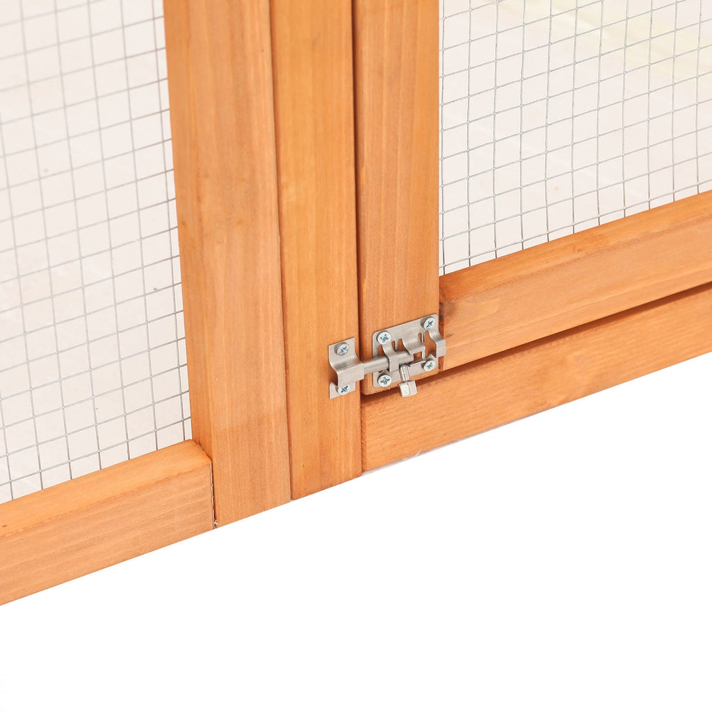 Outdoor Wooden Cat House Enclosure with 6 High Ledges U221872