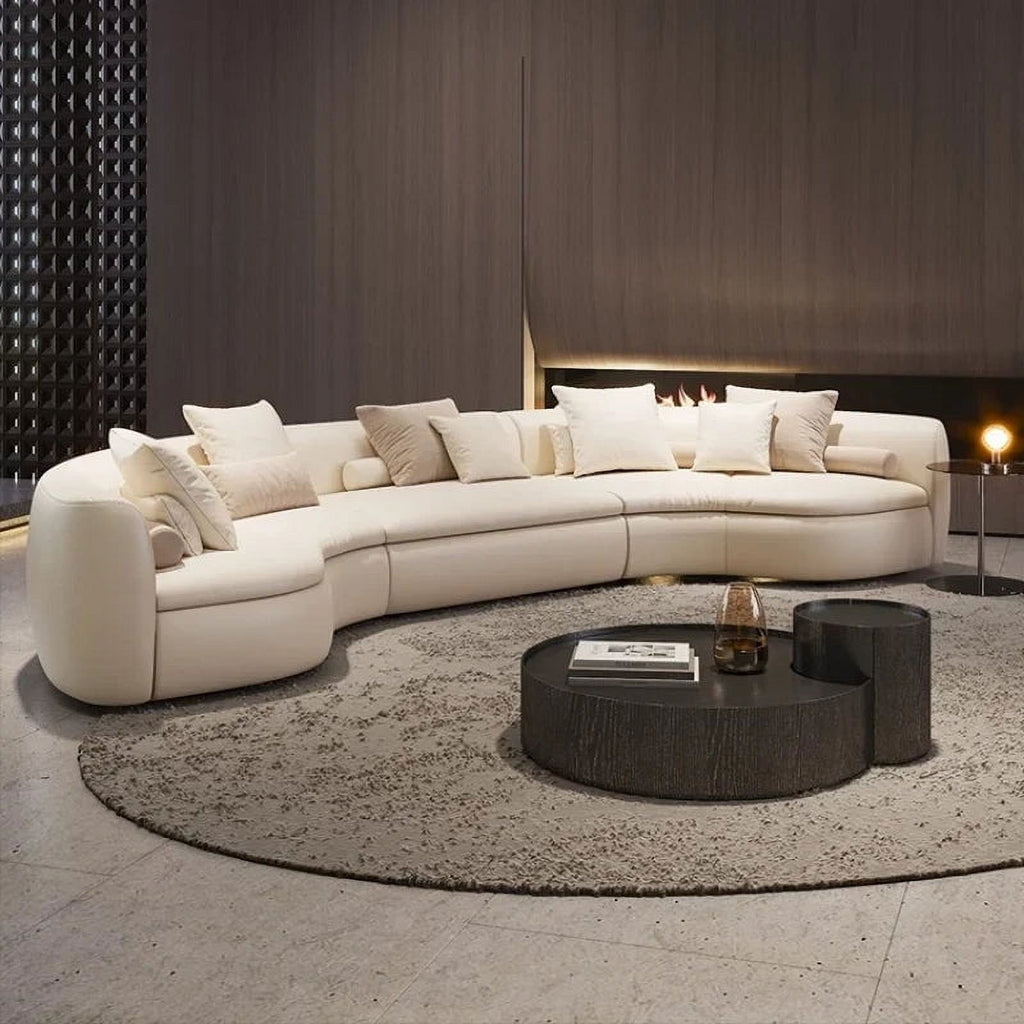 Folding Sofa Leather Living Room Couch W767