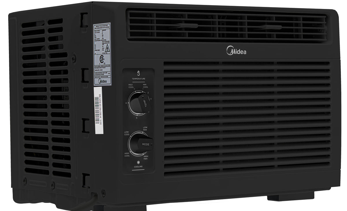 Black Mechanical Window Air Conditioner V3986