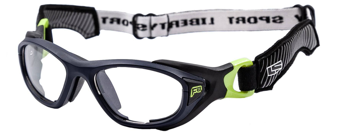 Matte Navy/Green Non-Prescription Sports Goggle R44038