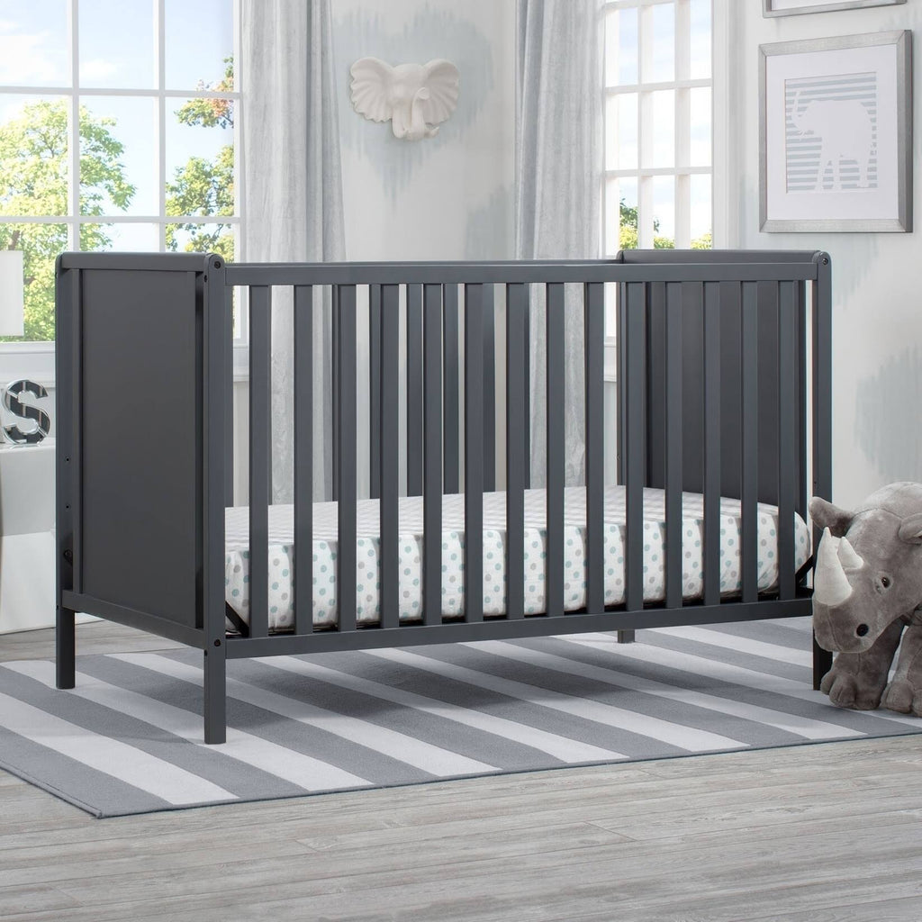 Charcoal Grey 4-in-1 Convertible Crib T48147