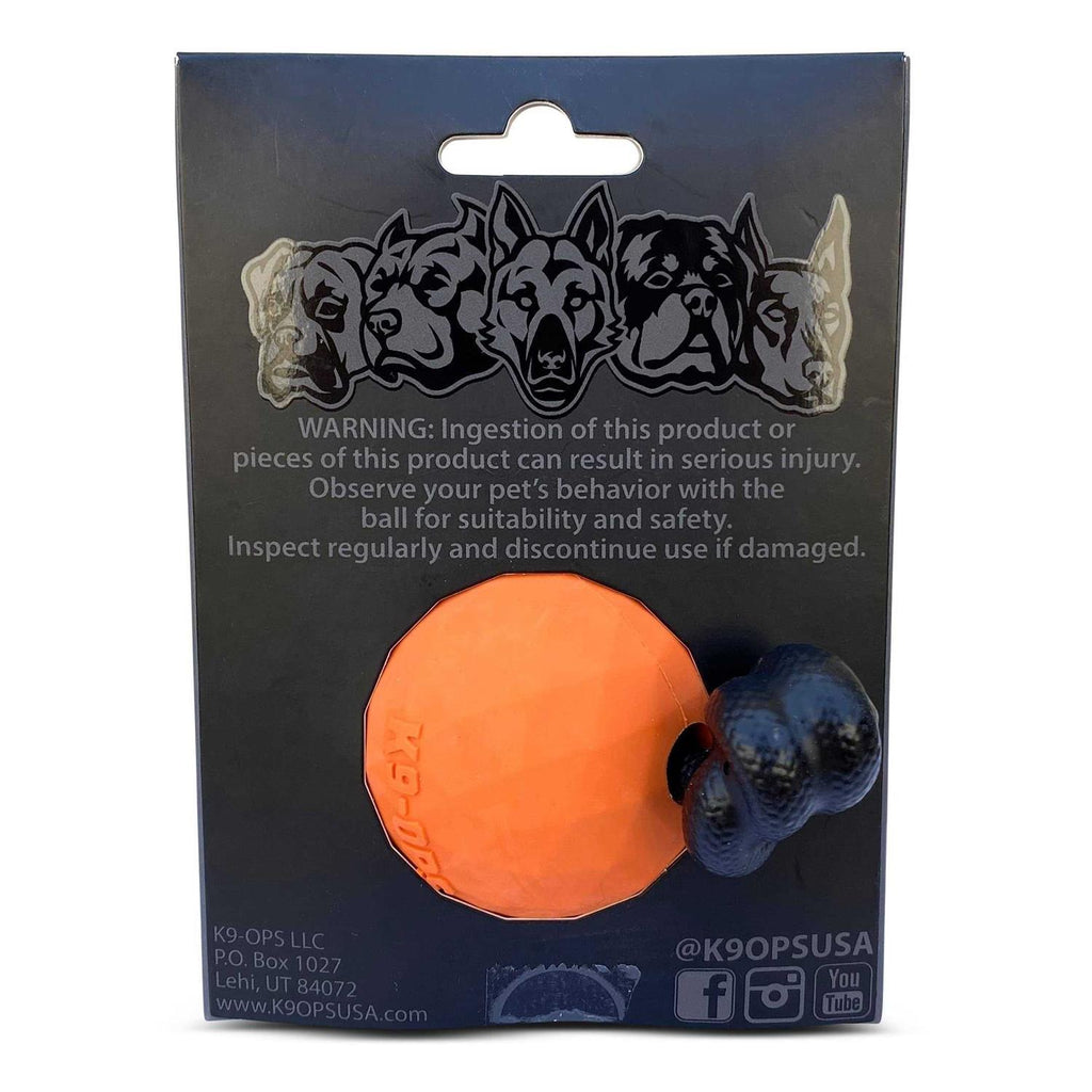 Solid Rubber Dog Ball on a Rope Tug Toy X662