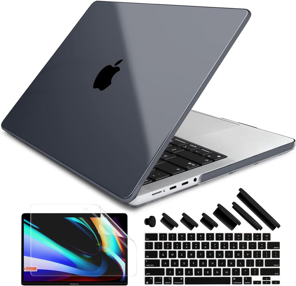 Compatible with MacBook Pro 16 inch Case Matte Black J22529