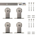 Satin Nickel Top Mount Barn Door Kit B790