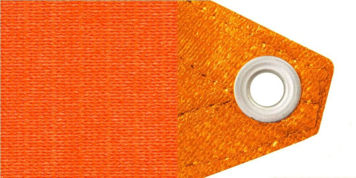 Orange 9'10" Triangle Sun Shade Sail T74329