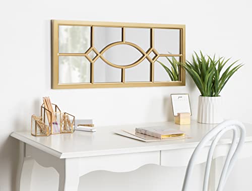 Dark Bronze Window Wall Accent Mirror S1072