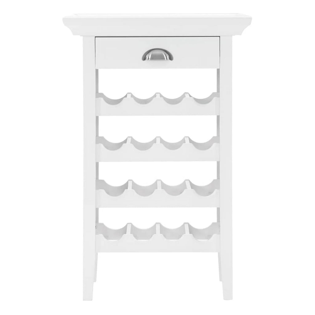 White Wood Wine Cabinet L89748