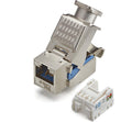 Cat6A Toolless Shielded Keystone Jack, RJ45 Female, 12 Pack N315