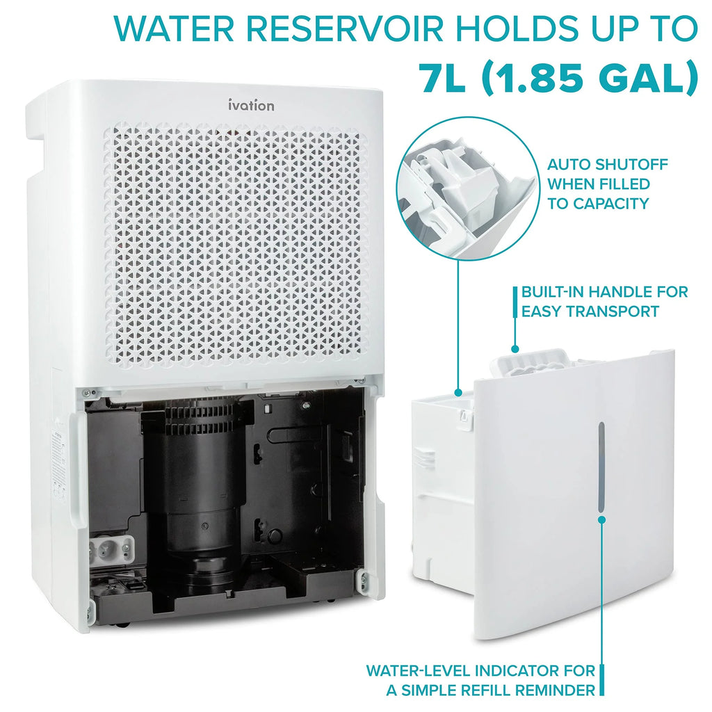 50 Pint Dehumidifier with Pump and Drain Hose W6486