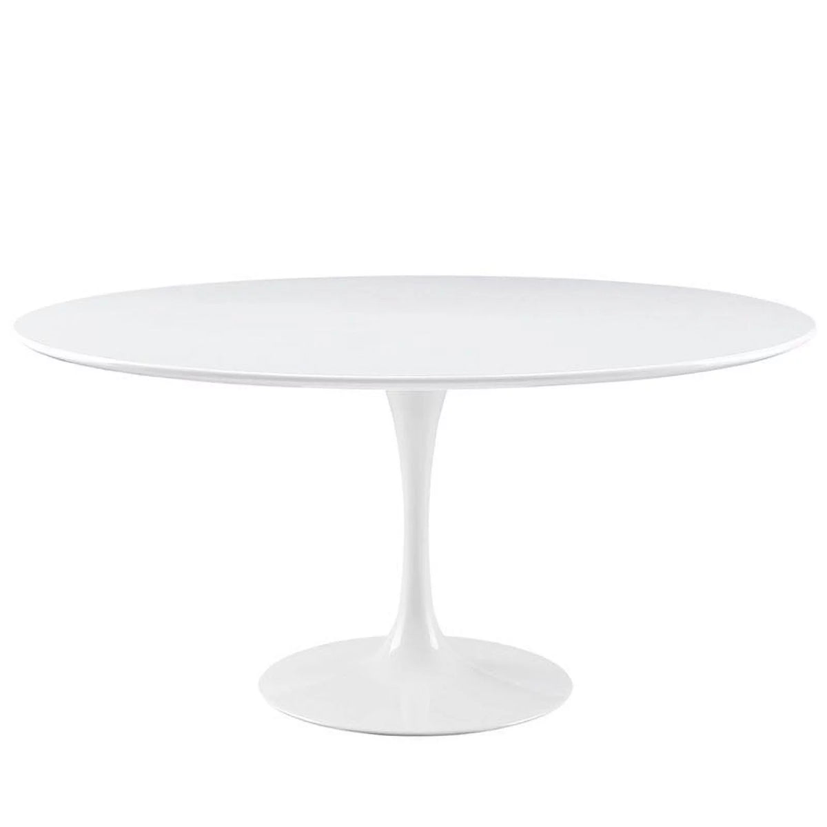 60" Round White Dining Table E888