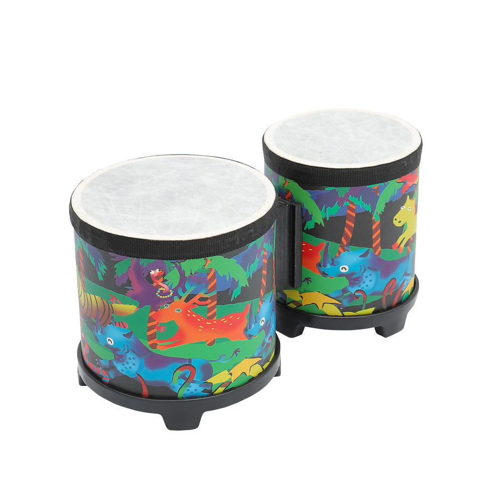 Bongo Drum 5"-6" Percussion Instrument Floor Drum with Mallets I1511