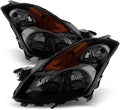 Black Housing Smoked Lens Headlights B2200