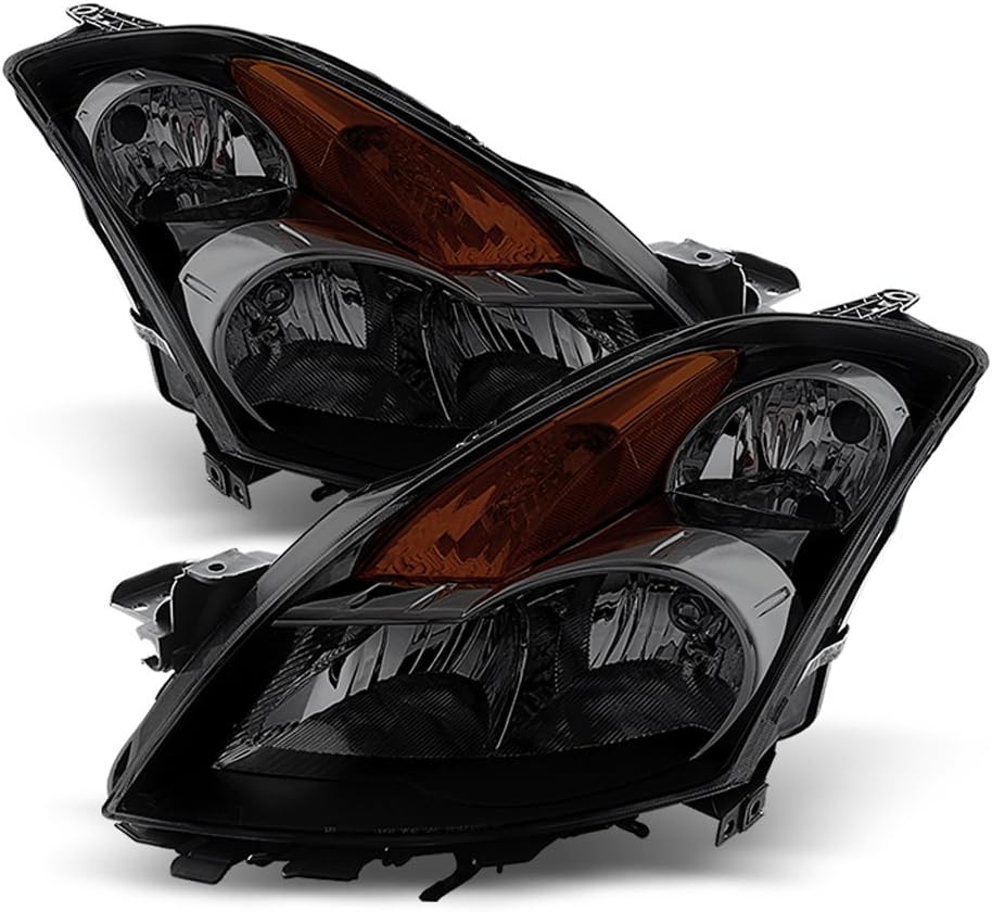 Black Housing Smoked Lens Headlights B2200