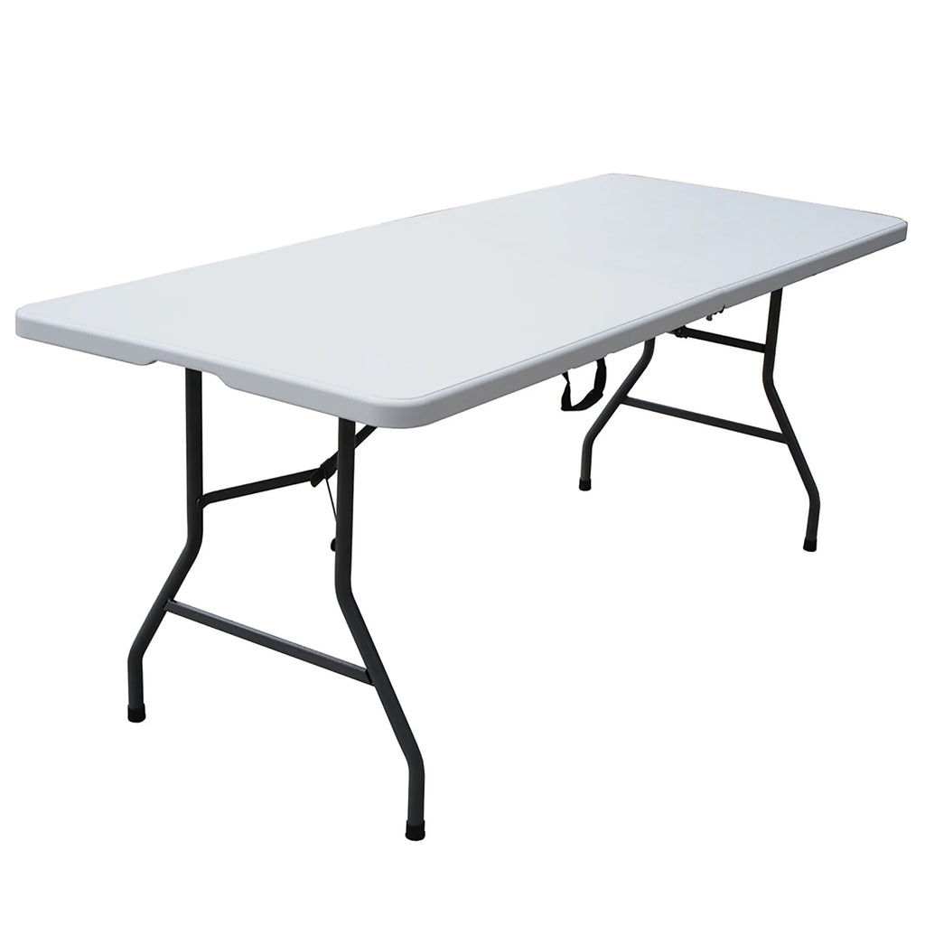 6' Folding Banquet Table & Folding Chairs (4 Pack) X6313