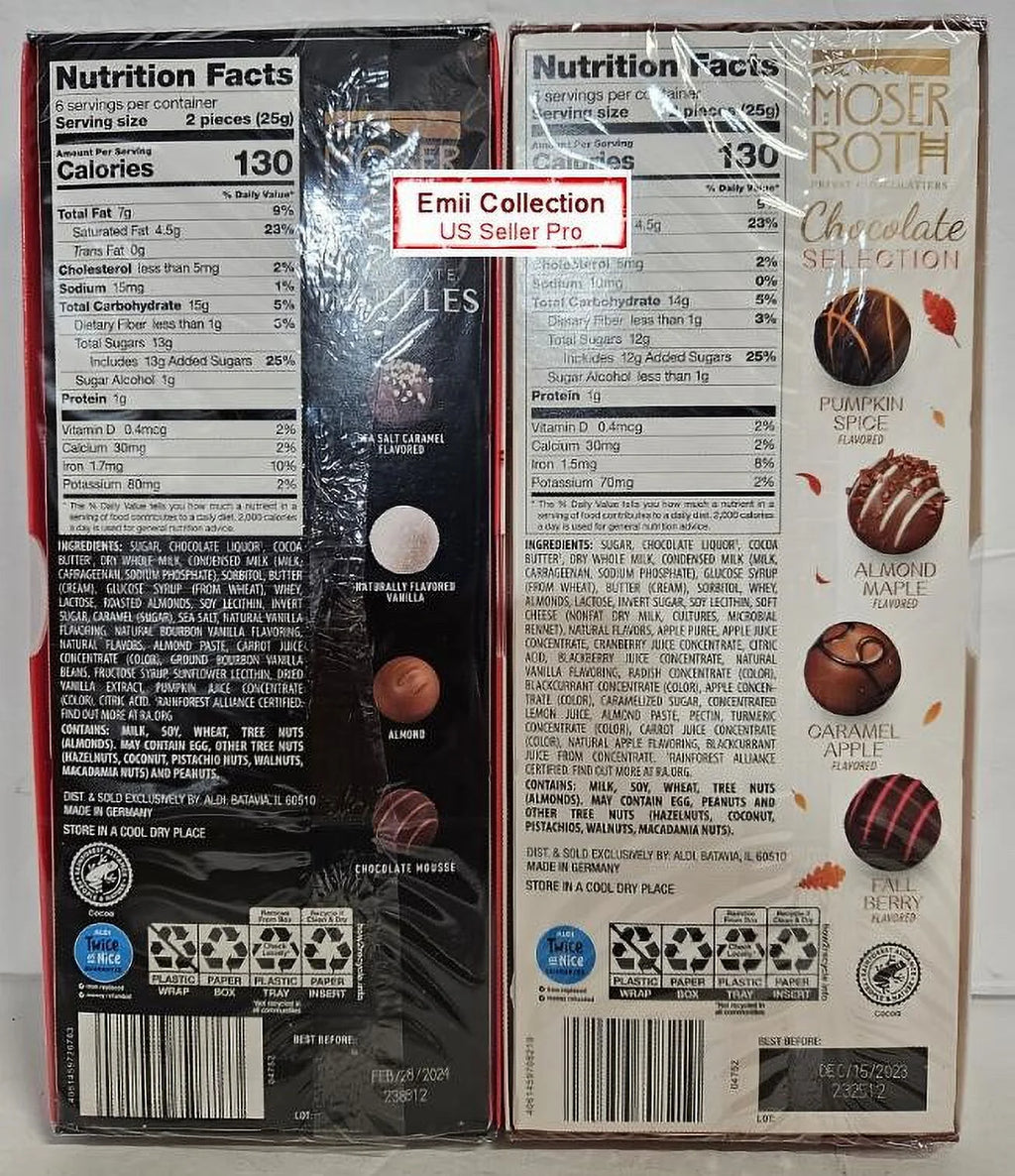 Chocolate Truffles 5.29oz 150g 2 Boxes H3408