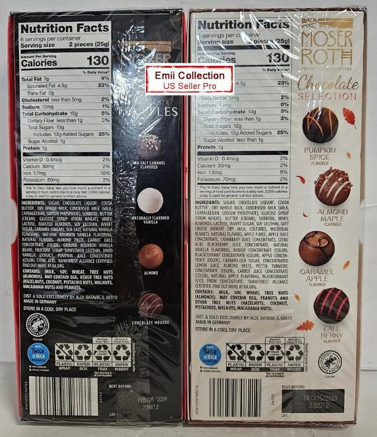 Chocolate Truffles 5.29oz 150g 2 Boxes H3408