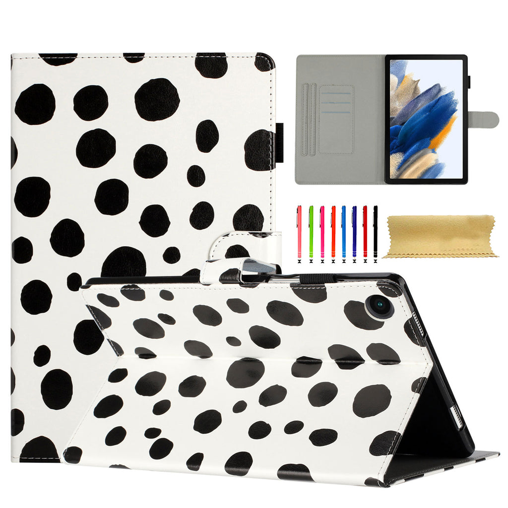 White PU Leather Tablet Case for Samsung Galaxy Tab A8 10.5 P371