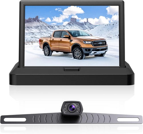 1080P Backup Camera with Monitor Kit, 5 Inch Monitor Pack of 2 N9984