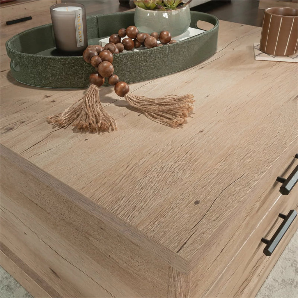 Engineered Wood Coffee Table in Prime Oak Finish Q442