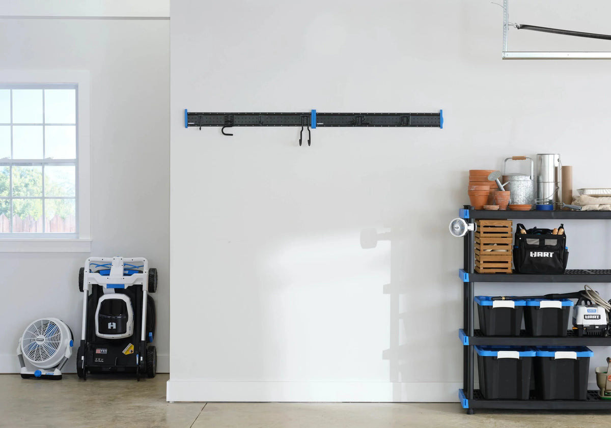 12-Piece Garage Storage Rail Starter Kit V6526