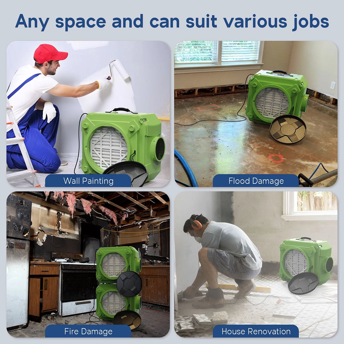 Air Scrubber with 3-Stage Filtration Q601