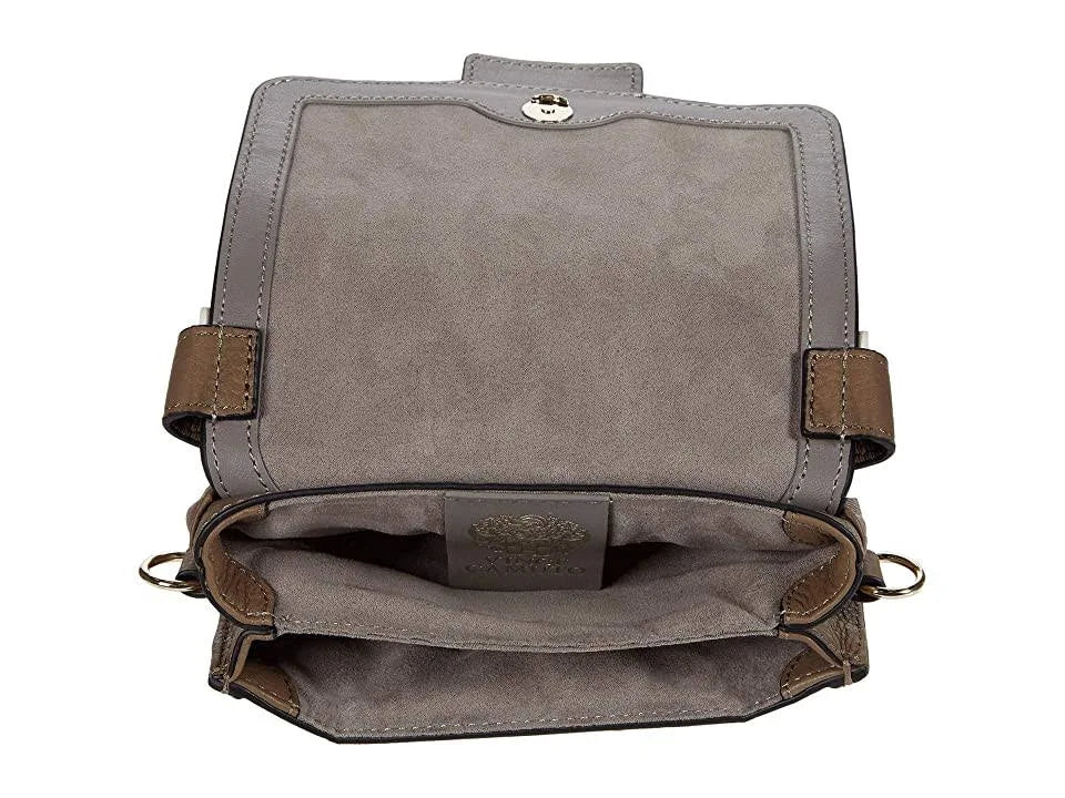 Leather Flap Crossbody X258443