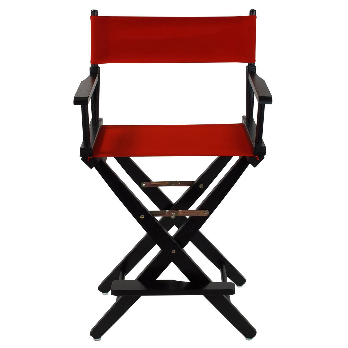 Black Frame Directors Chair with Red Cover R5363