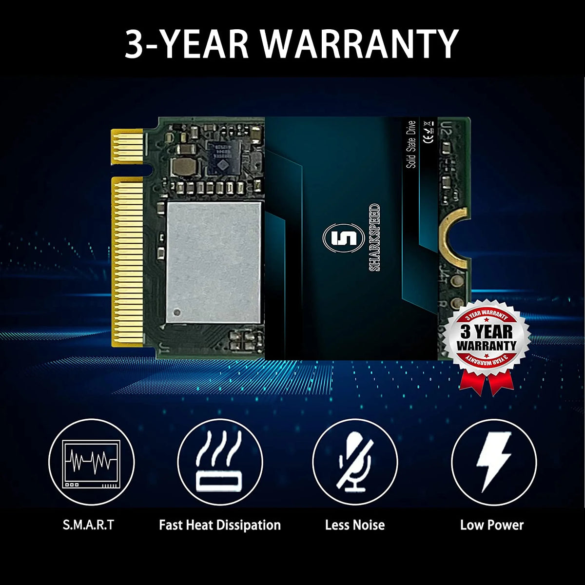 512GB M.2 2230 NVMe PCIe Gen 3.0X4 Internal Solid State Drive G41625