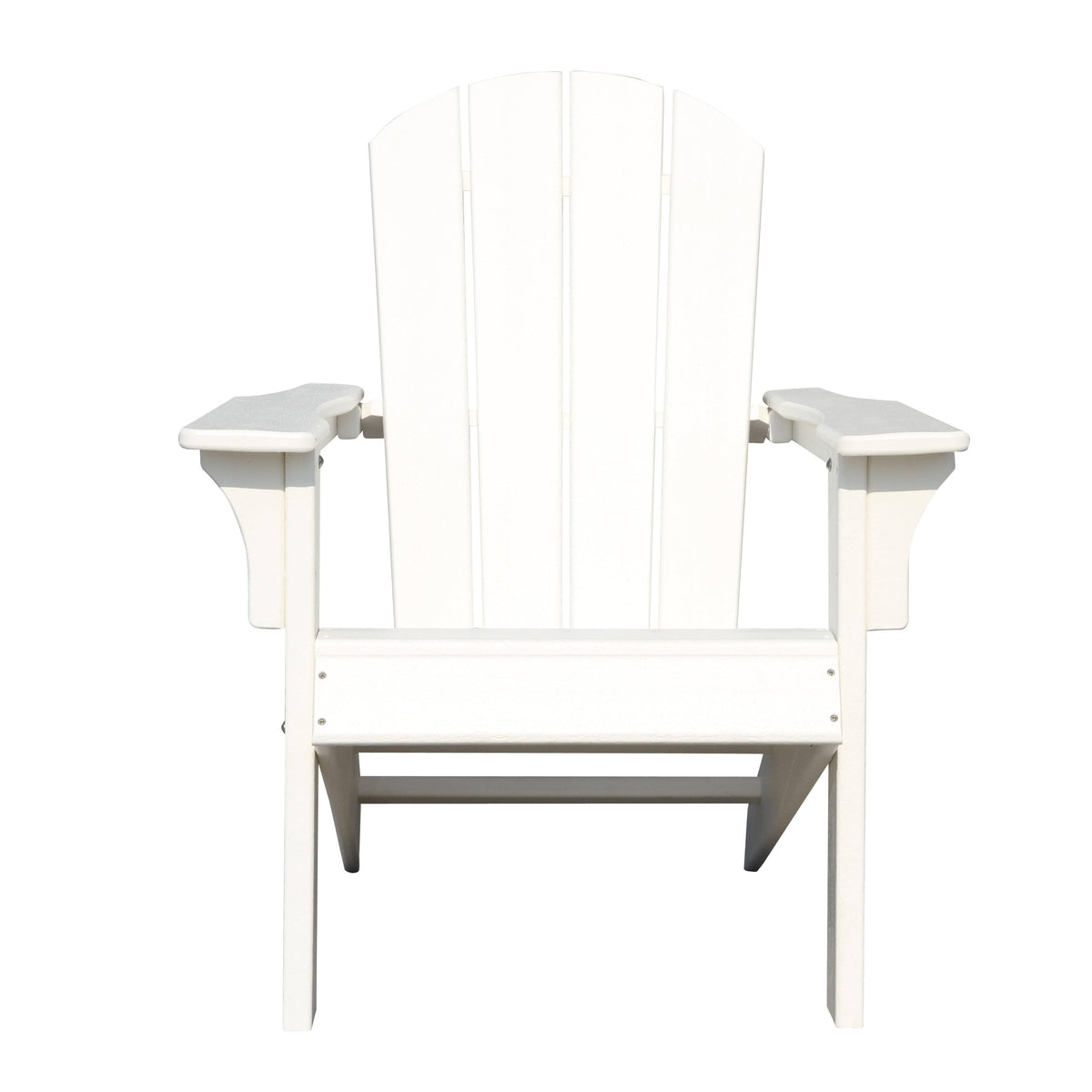 White Plastic Outdoor Adirondack Chair V979