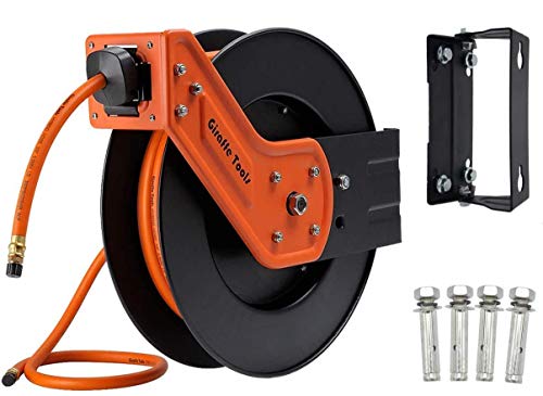 3/8" x 50 ft Retractable Air Hose Reel, 300 PSI V5200