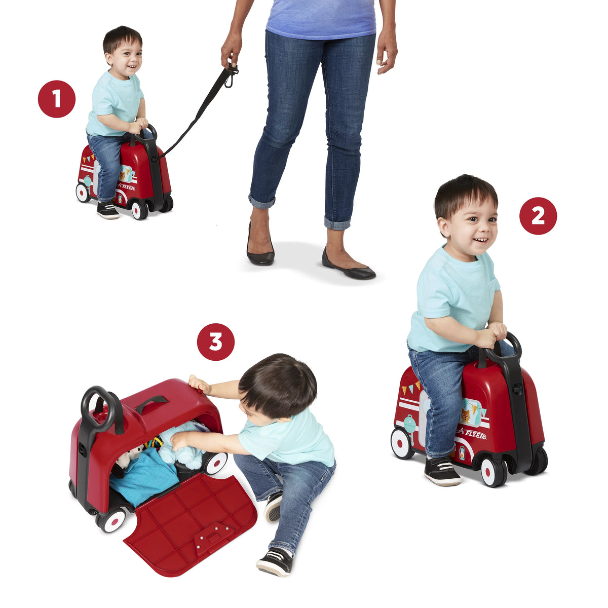 3-in-1 Ride-on X606128