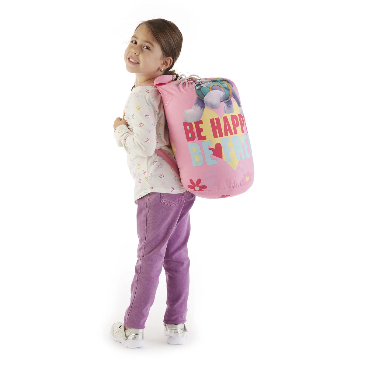 Pink Twin Bed-in-a-Bag Set with Tote N6381