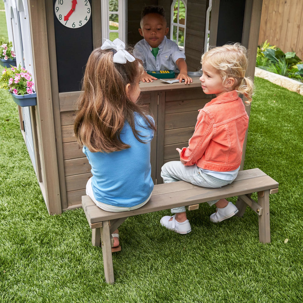 Wooden Outdoor Playhouse with Kitchen G2564