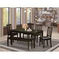 Rectangular Dining Table with 4 Chairs Plus Bench K19616