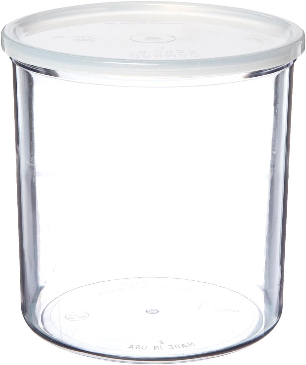 Clear 2.7 Qt Crock With Lid W610