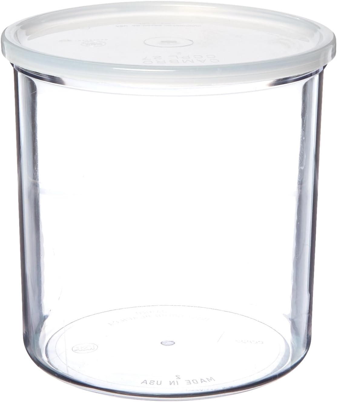 Clear 2.7 Qt Crock With Lid W610