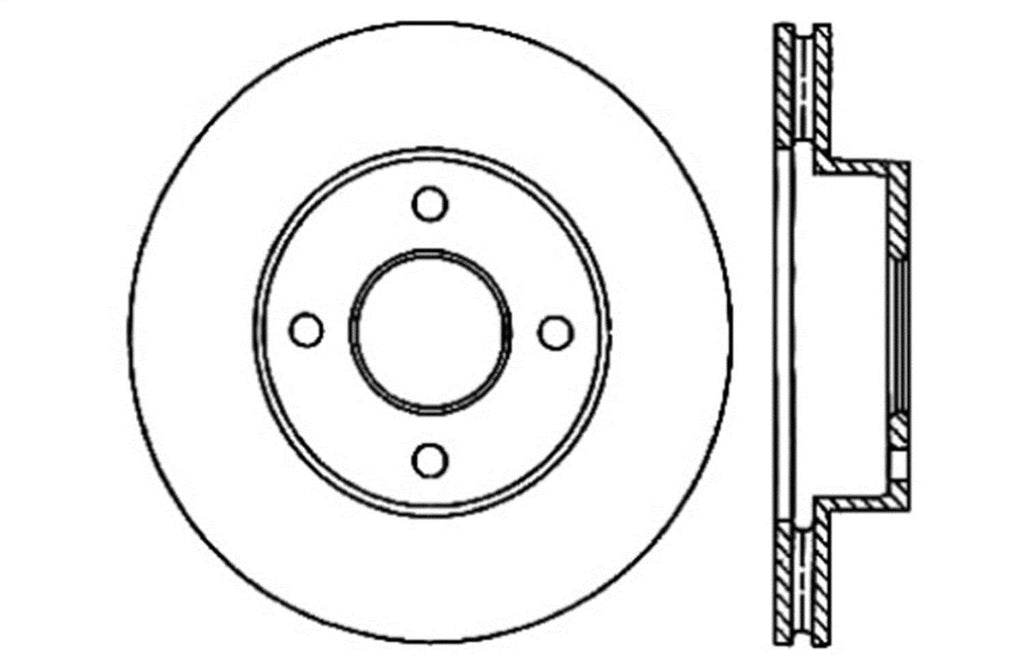 Slotted & Drilled Sport Brake Rotor F4940