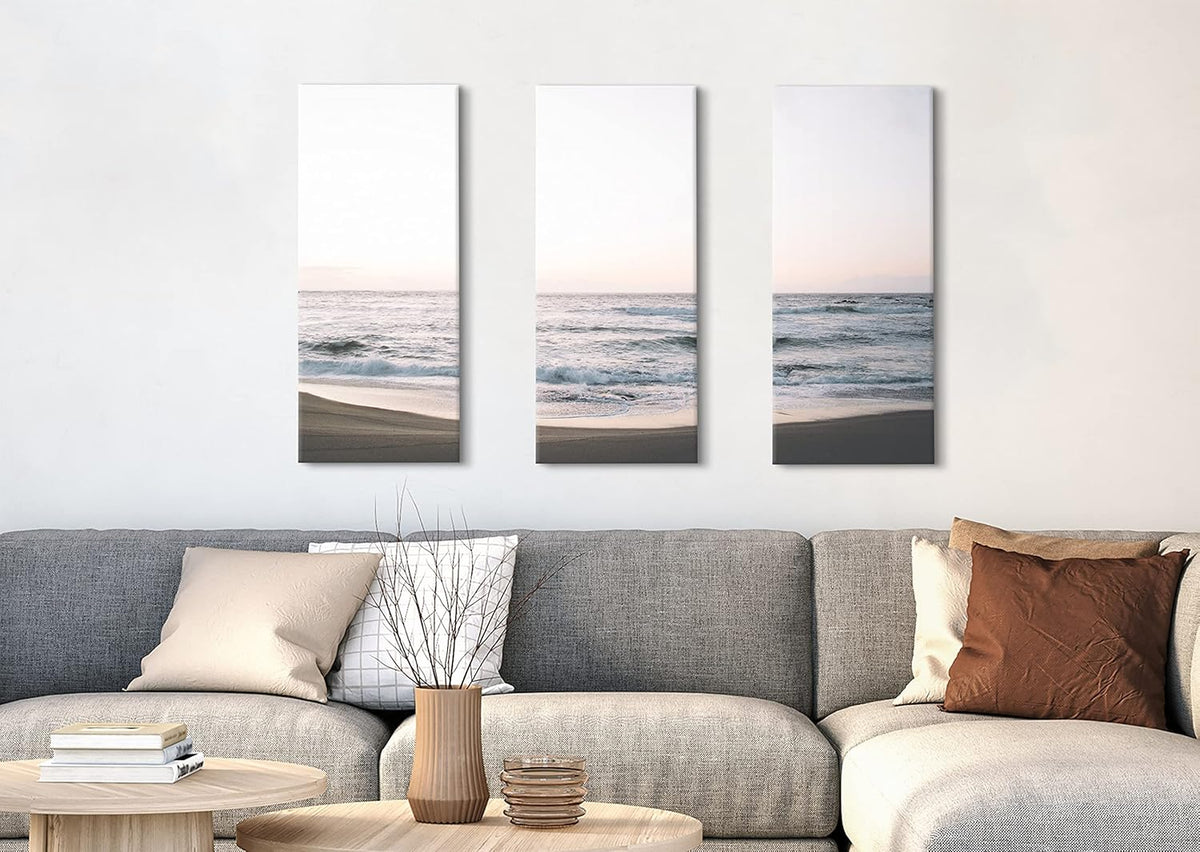 Canvas Wall Art Set, 3 Piece 12x28 M5089