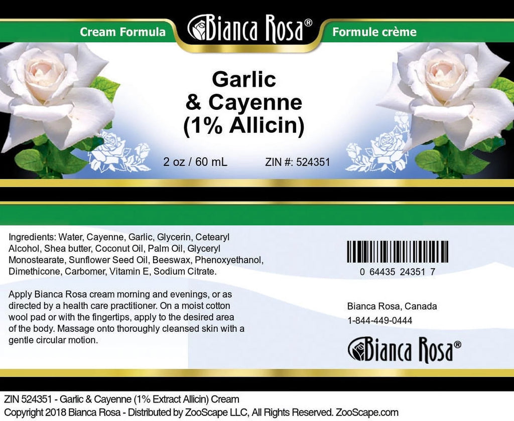 Garlic & Cayenne Hand and Body Cream, 2 oz, 3-Pack L50685